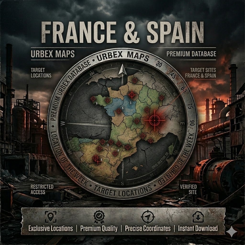 France and Spain map 2.000+ locations