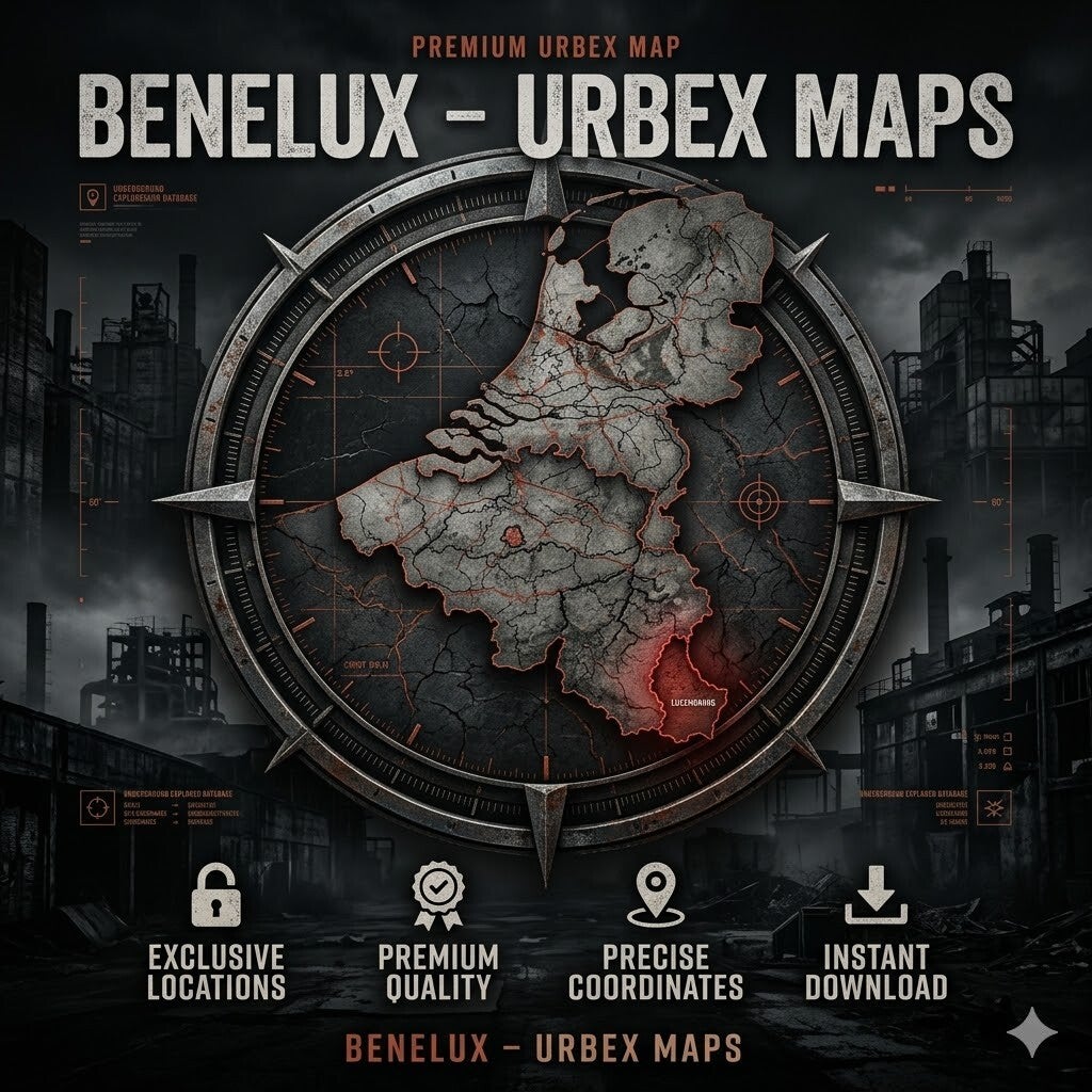 Benelux map 5.000+ locations