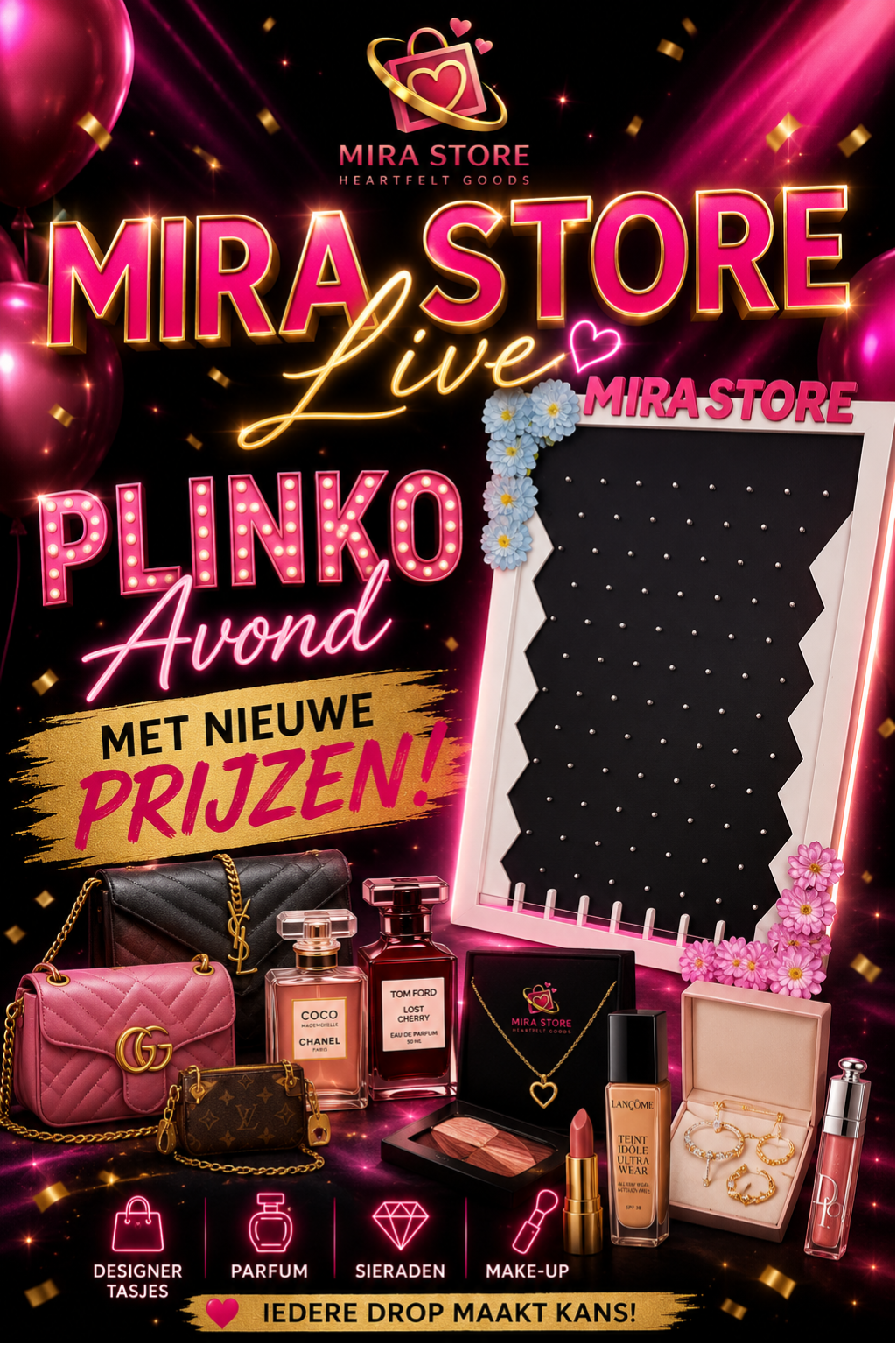 XXL Plinko LIVE bij Mira Store