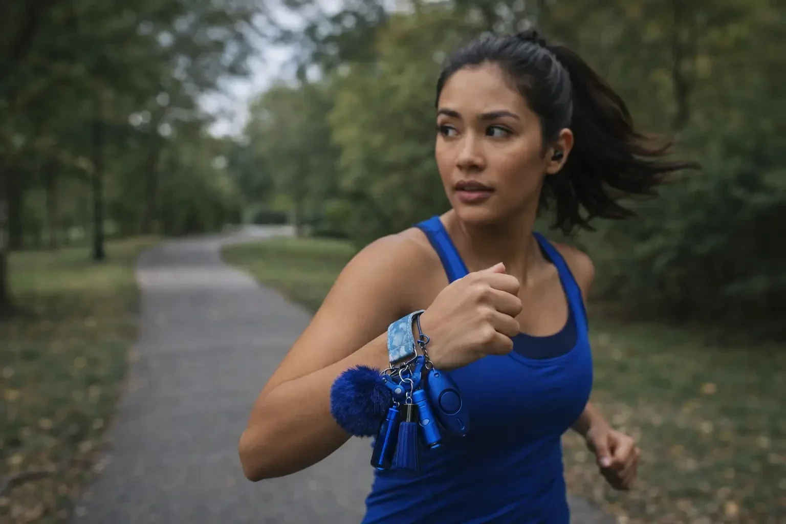 zelfverdediging sleutelhanger set voor sporten en wandelen