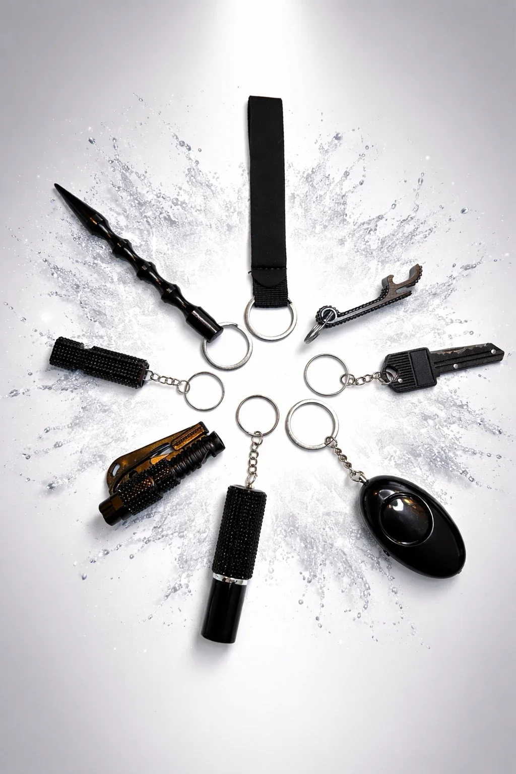 Safe Night Out Zelfverdediging Sleutelhanger Set Glamour