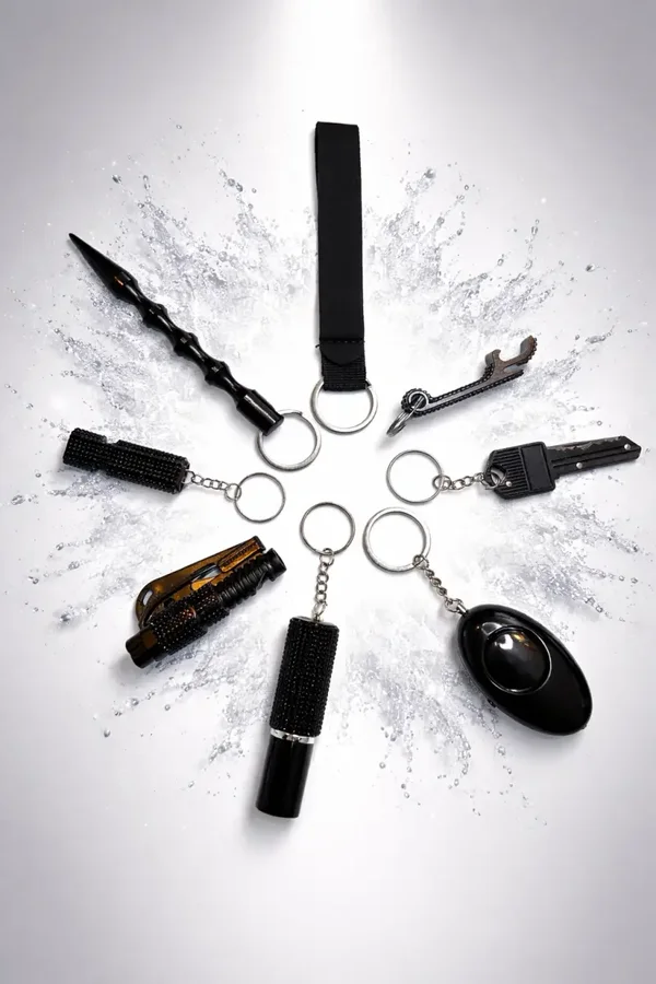 Safe Night Out Zelfverdediging Sleutelhanger Set Glamour