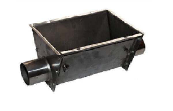 Cajetin simple INOX FA125 sin eje