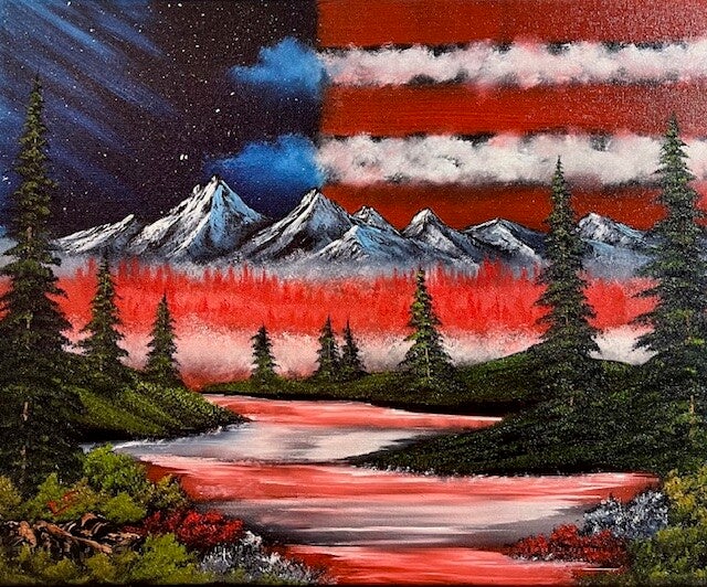 American River 2 16x20" Canvas