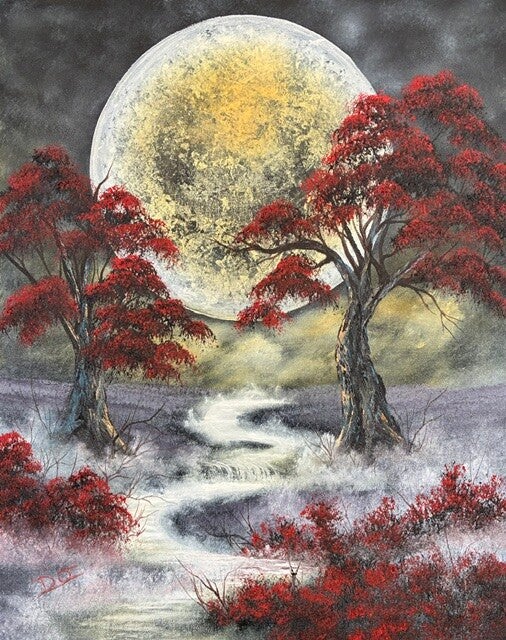 Full Moon Mist 16x20" Canvas