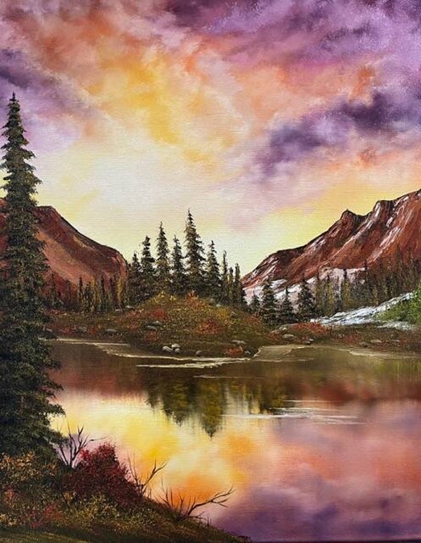 Golden Reflections 16x20" Canvas