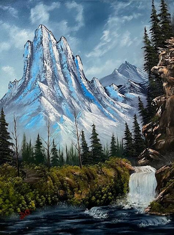 Mountain Tower 18x24" Canvas