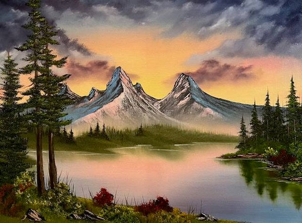 Dueling Peaks 18x24" Canvas