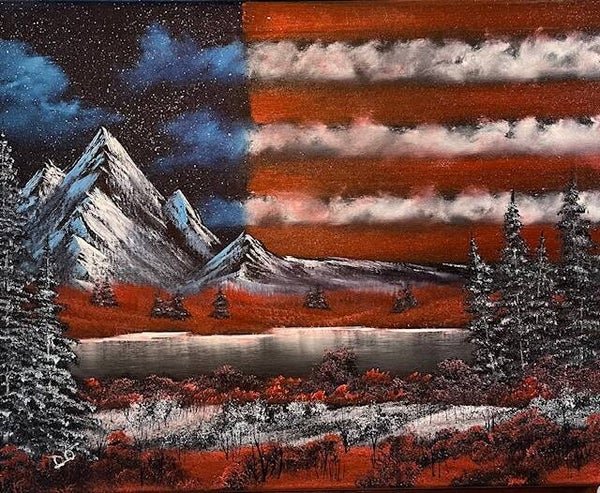 American Landscape #6 16x20" Canvas