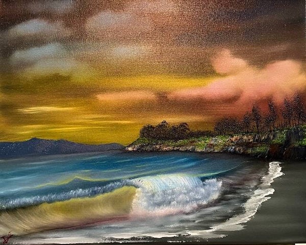 Rainbow Breaker 16x20" Canvas