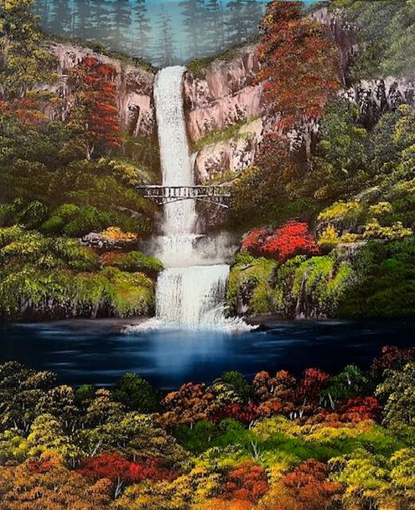 Multnomah in Autumn 20x24" Canvas