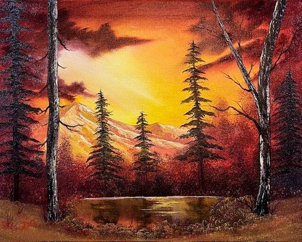 Last Light in the Forrest 16x20" Canvas