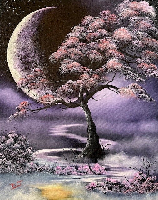 Moonlight Meditation 16x20" Canvas