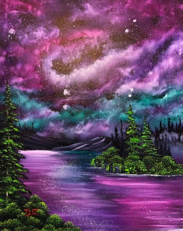 Nebula Night 16x20" Canvas