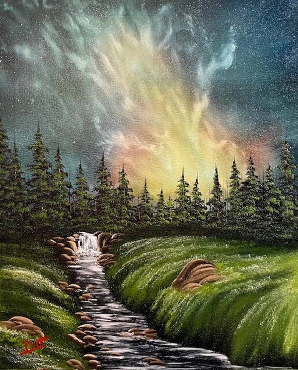 Starlight Meadow 16x20" Canvas
