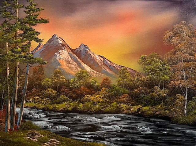 Sunset Rapids 18x24" Canvas