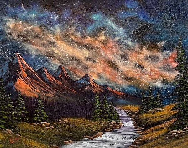 Under the Milky Way 16x20" Canvas
