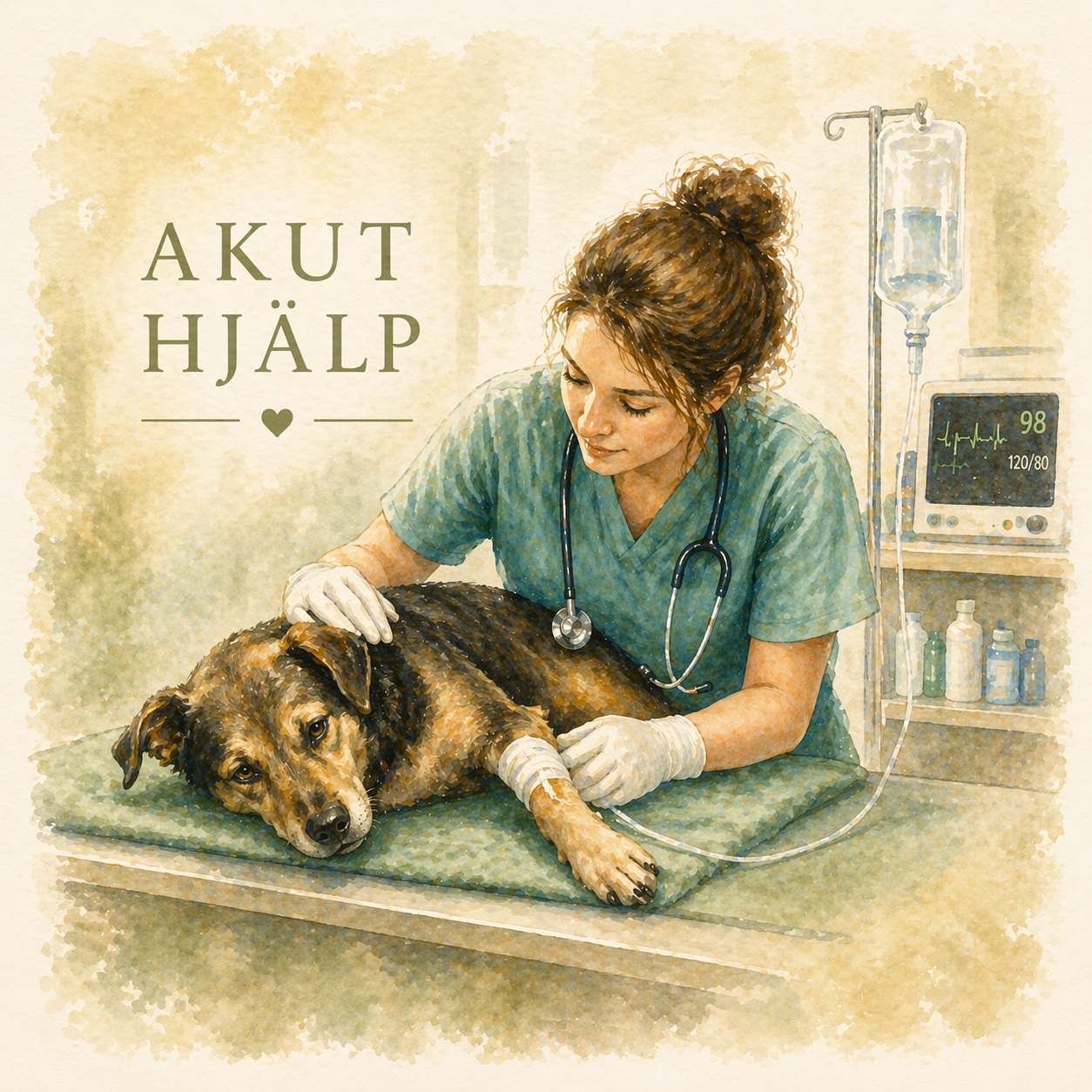 När hjälpen inte kan vänta längre Akut hjälp för Ohana Rescues hundar