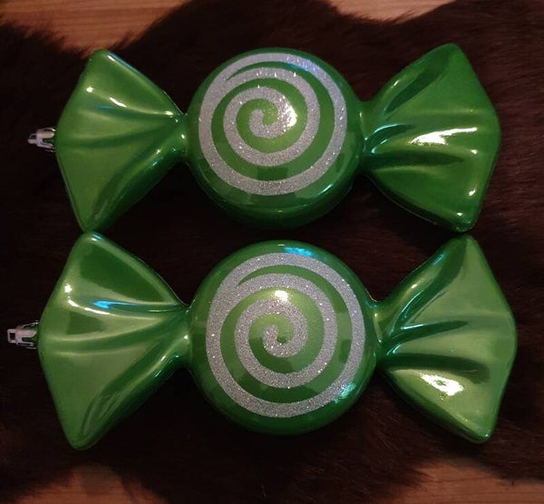 Kerstbal snoepje 2 stuks