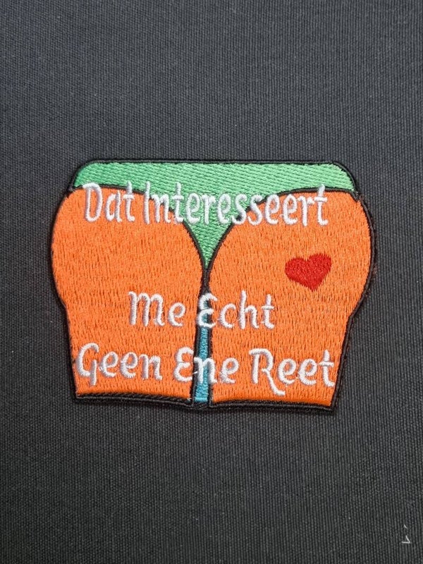 KR075. Embleem dat interesseert me geen ene reet