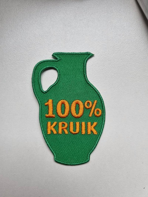 KR012. Embleem Kruik 100% groen