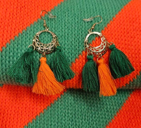 Oorbel kruikenstad flosjes