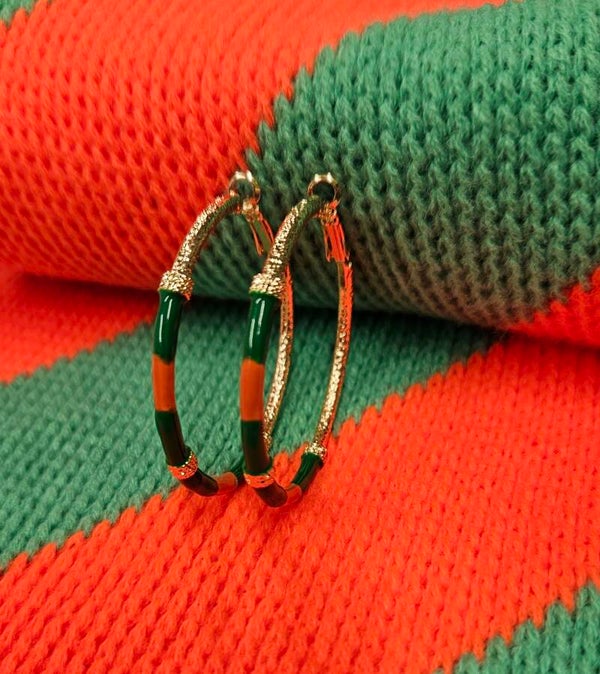 Kruikenstad oorbellen rond goud KR124