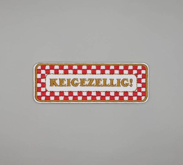 Embleem Brabantse uitspraak Keigezellig!