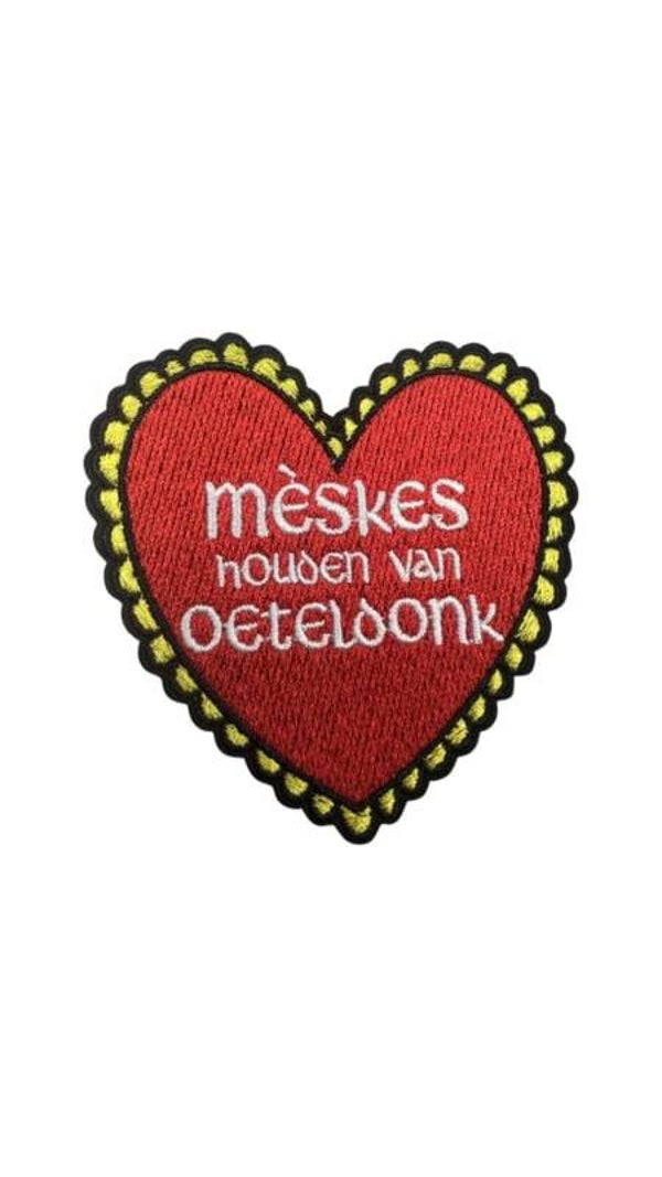 Mèskes houden van Oeteldonk (rood hart)