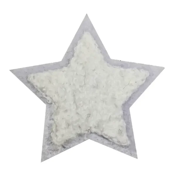 Oeteldonk embleem - Chenille - Ster wit