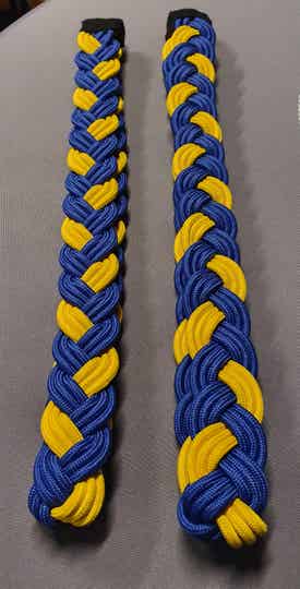 Erekoord blauw/geel