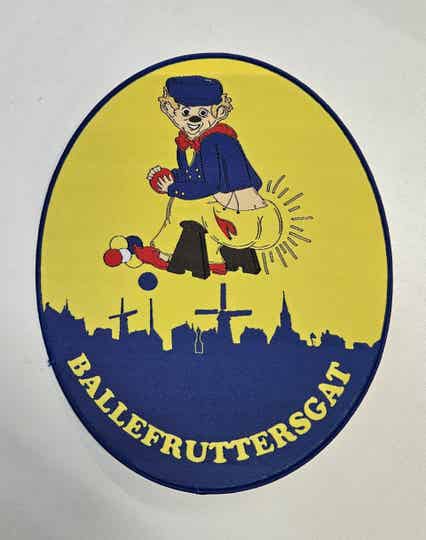 Officiële rugembleem Ballefrutersgat