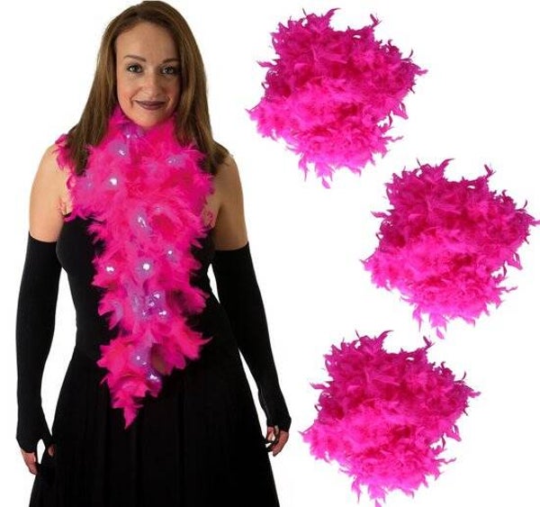 Boa roze met verlichting