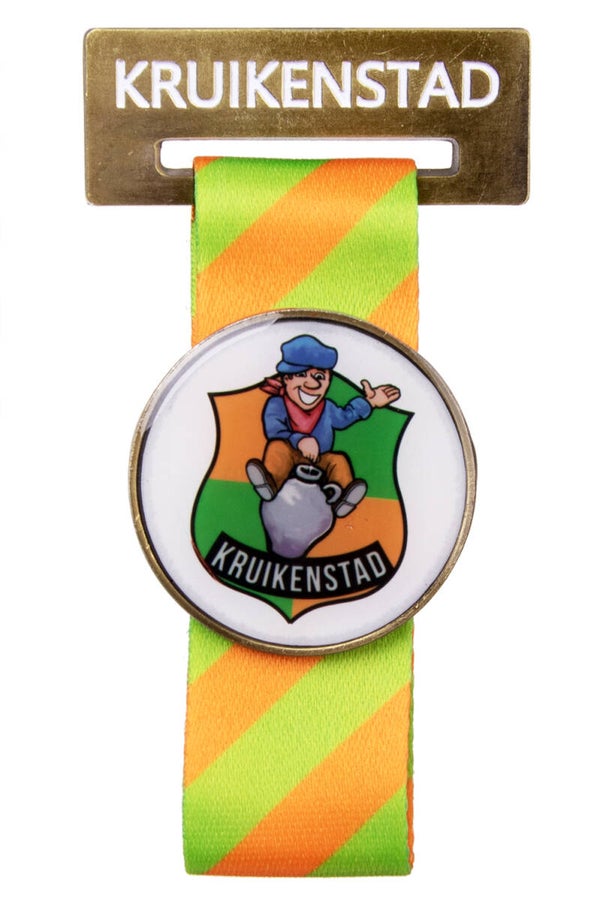 Broche brievenbus Kruikenstad 9,5 x 5 cm