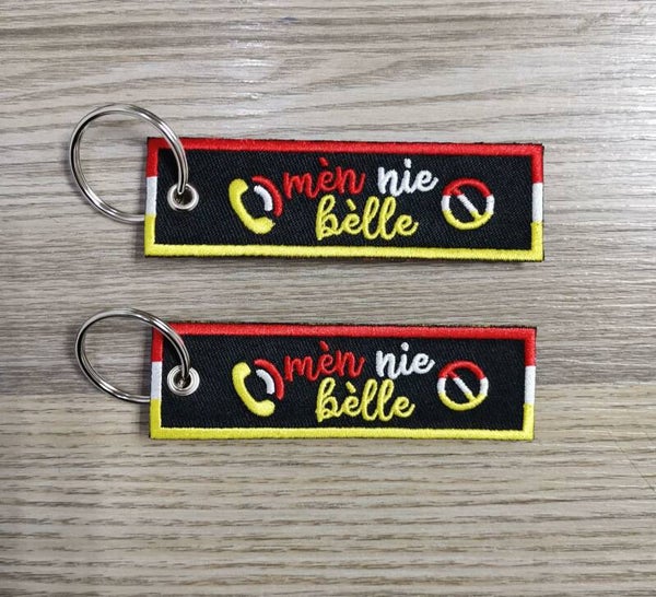 Sleutelhanger: men nie belle oeteldonk