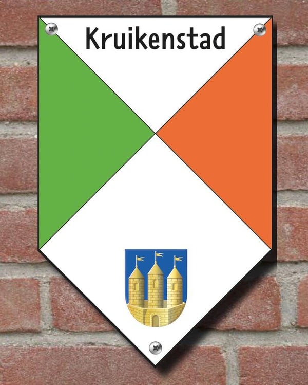 Muurschildje Kruikenstad