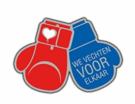 Actie: Wij vechten samen speldje
