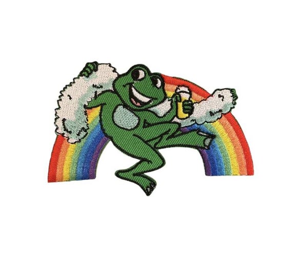 Regenboog kikker