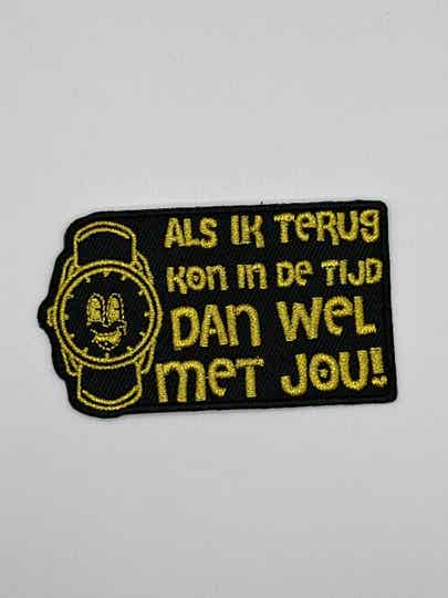 Embleem Als ik terug kon in de tijd KR217