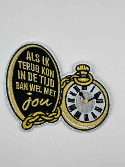 KR218. Embleem Als ik terug kon in de tijd.