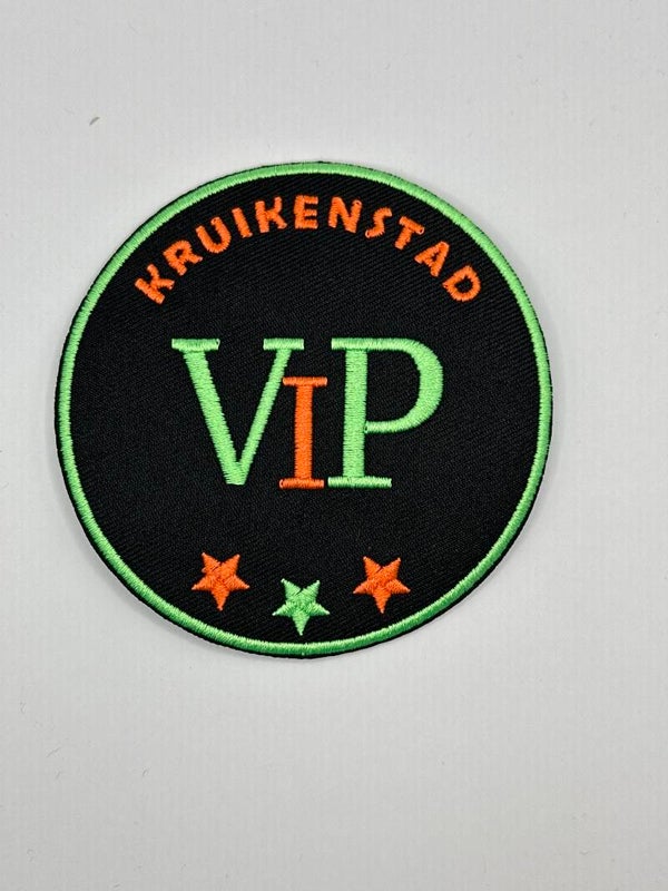 KR191.  Kruikenstad vip rond embleem