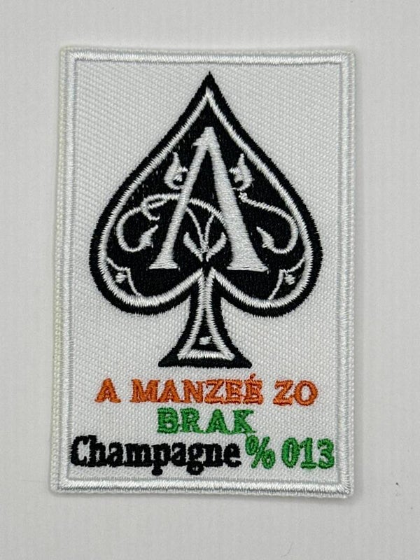 KR226. Embleem  manzeé zo brak champagne
