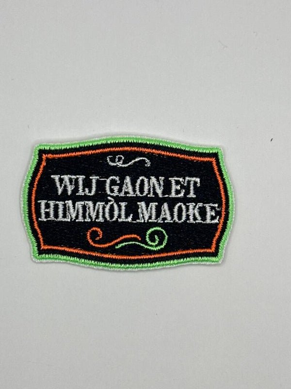 KR239. Embleem wij goan et himòl moake