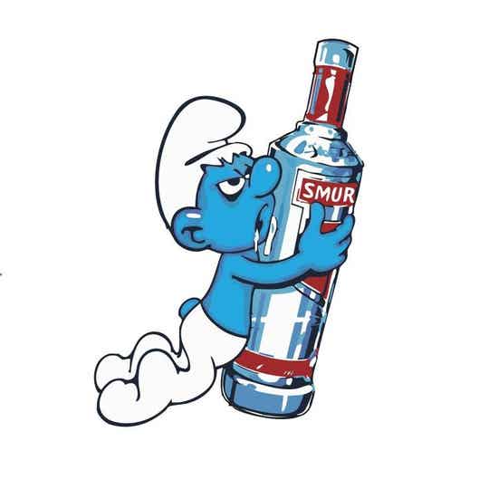 Embleem smurfnoff