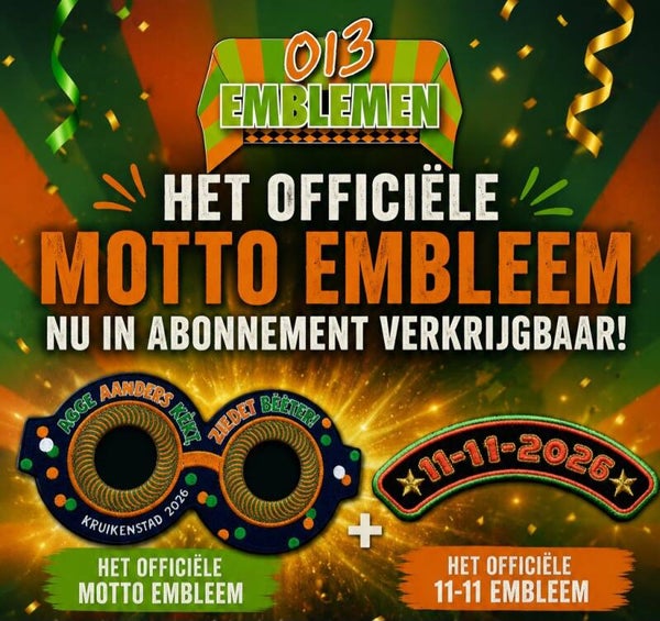 Abonnement motto & elfde van den elfde embleem