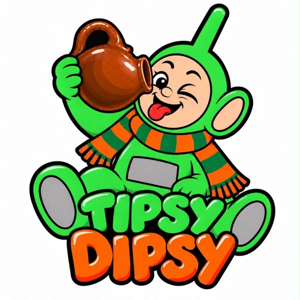 Pre order. Embleem  Tipsy Dipsy kruikenstad