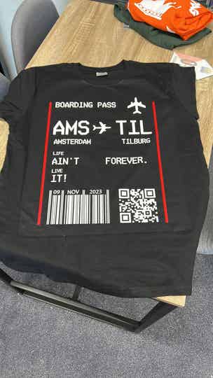 Boarding pass T-shirt