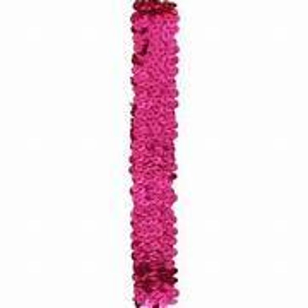 haarbandje roze pailletten