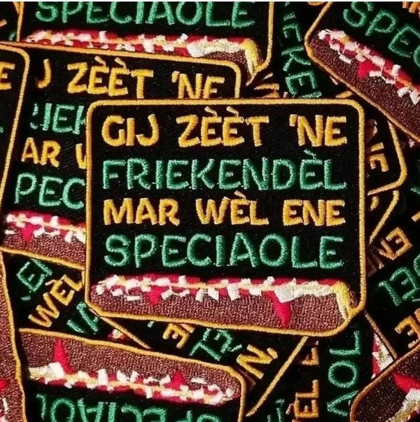 Embleem Gij zèèt 'ne friekendèl, mar wèl ene . Kr011