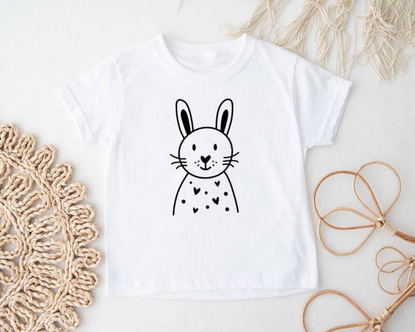 T-shirt met Paashaas printje